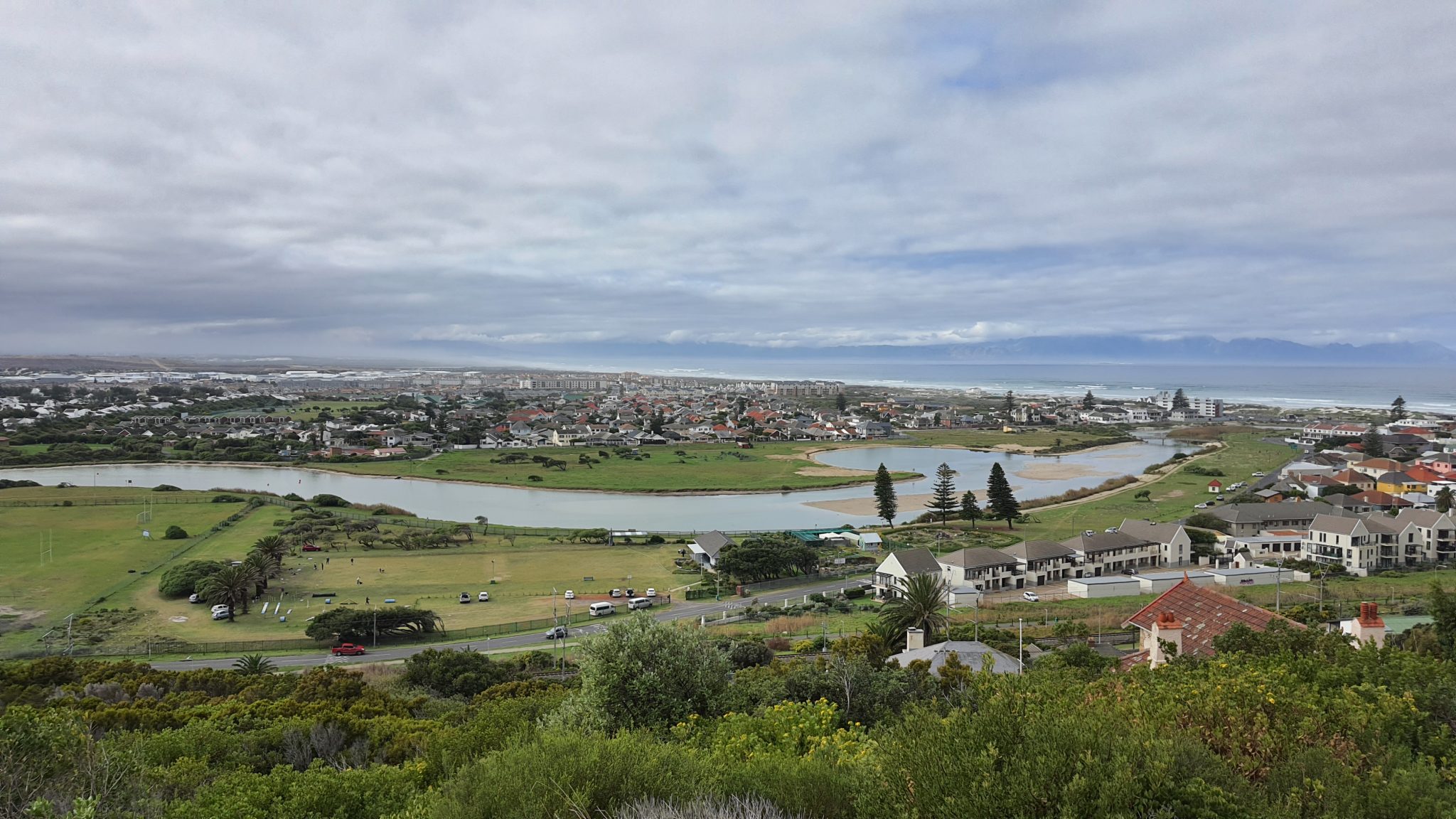 View of the lower Zandvlei